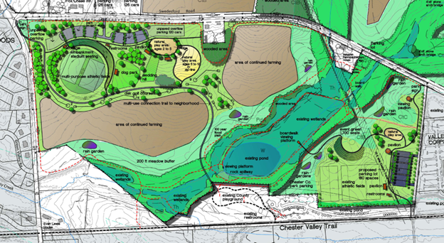 Exton Park Development Map