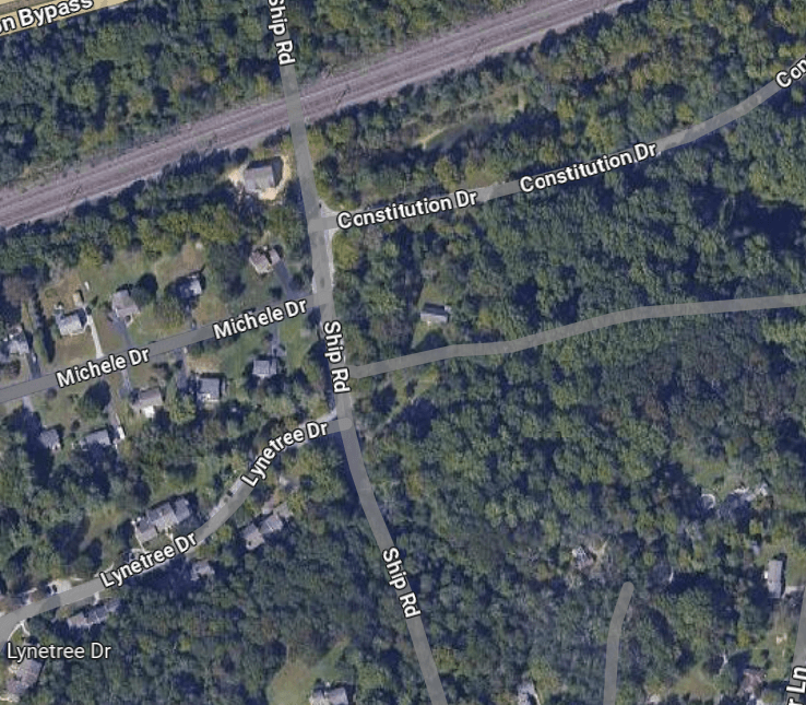 Ship Rd. Lynetree map