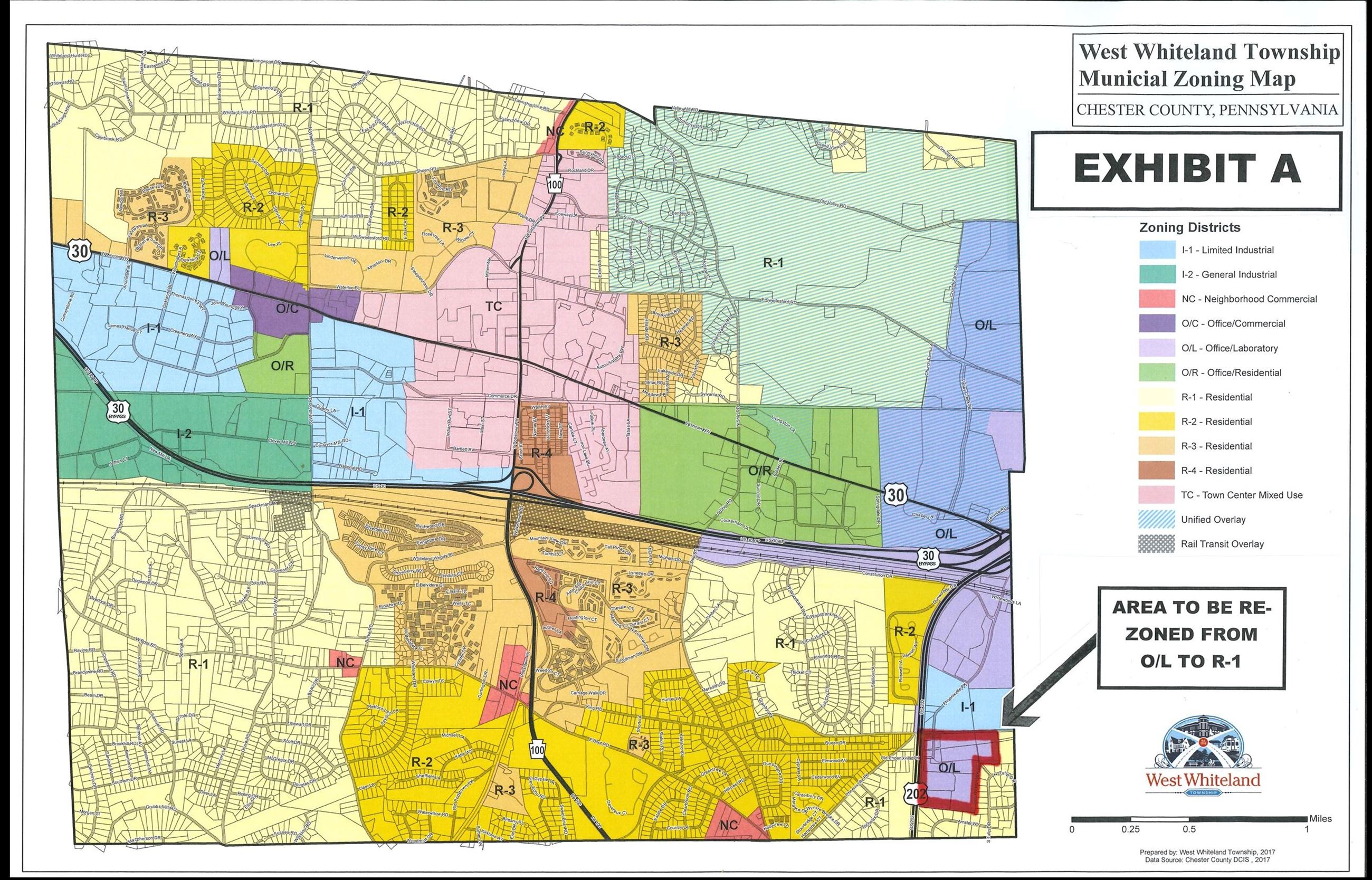 Zoning Map Weston Rezone